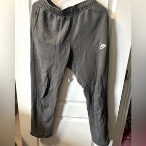 Mens/ Womens Gray Nike Sweatpants